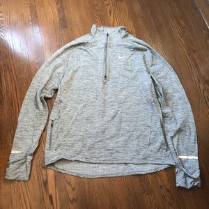Nike Grey 1/2 Zip Shirt